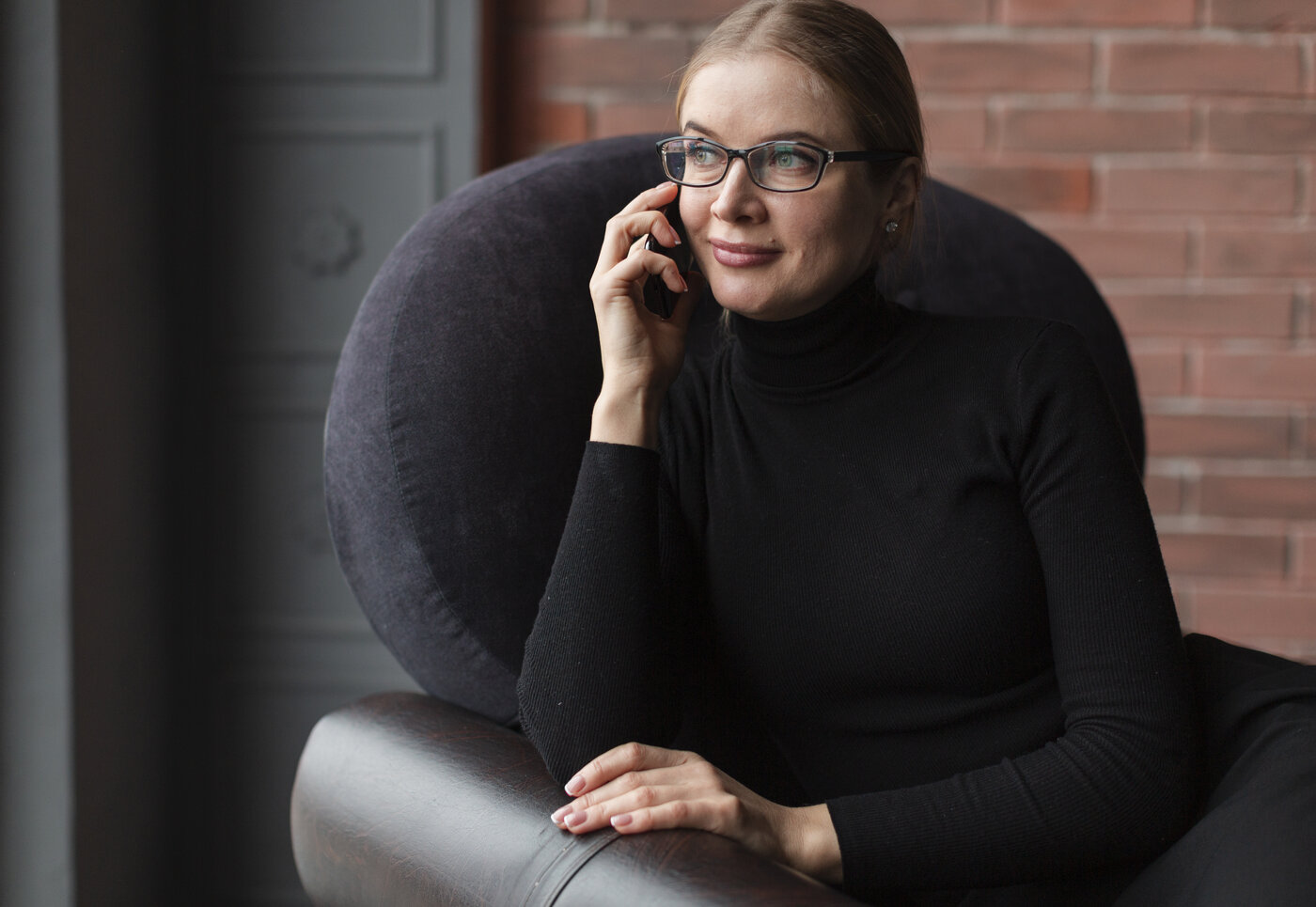 A Solace Center team member ready to help by phone
